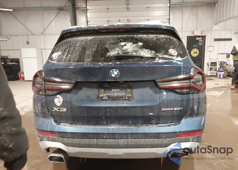 2023 BMW X3 xDrive30I from USA, damaged, VIN 5UX53DP09P9T13630